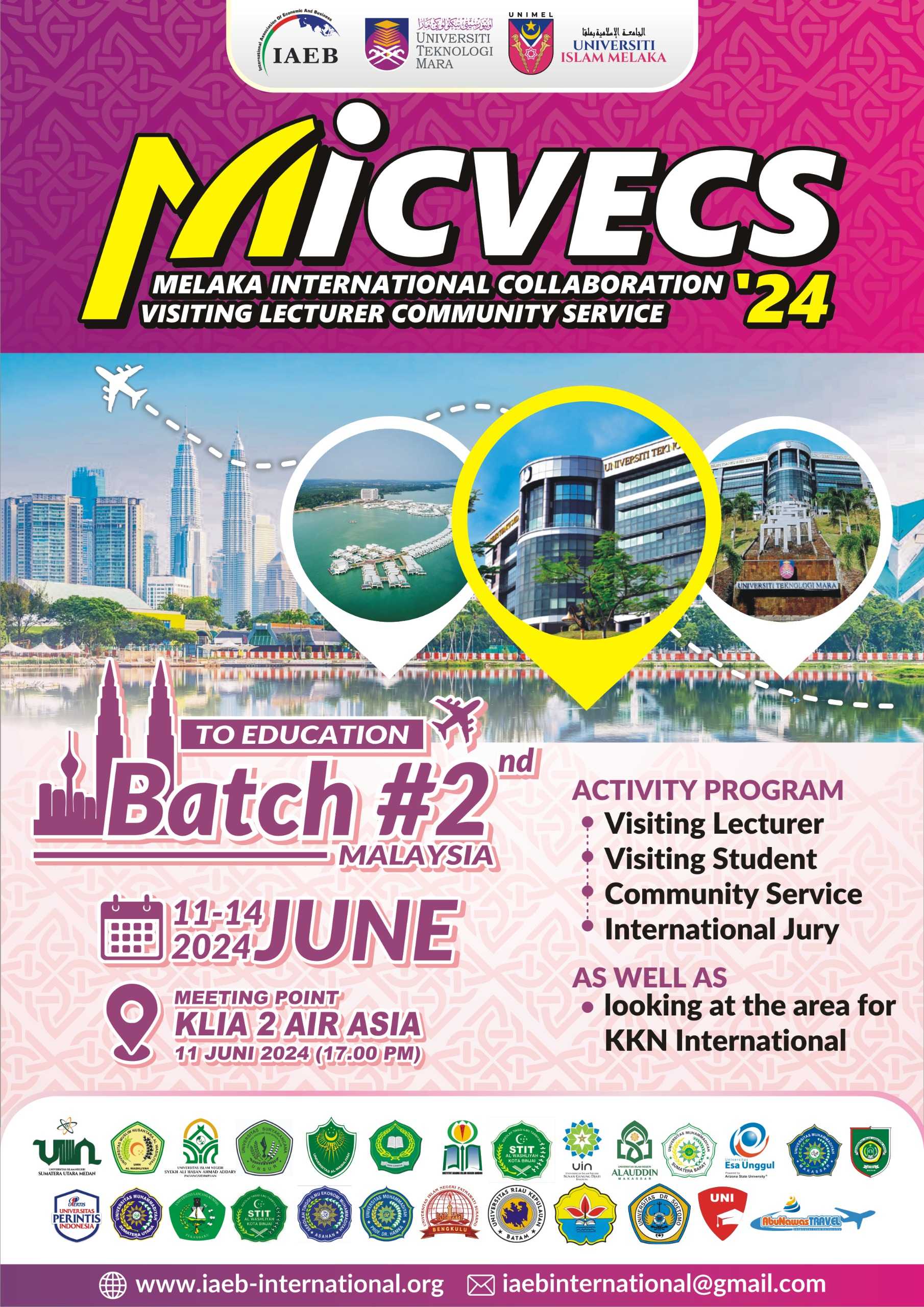 MICVECS (MELAKA INTERNATIONAL COLLABORATION; VISITING LECTURER & COMMUNITY SERVICE)