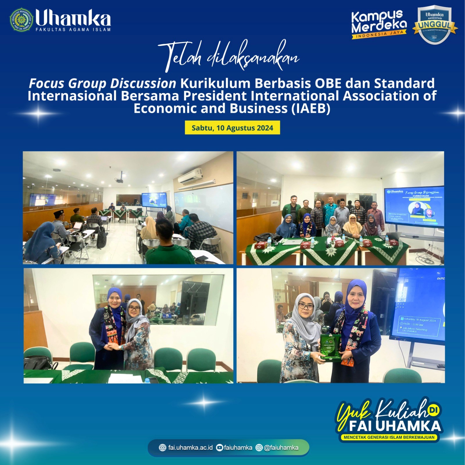 FGD on OBE-Based Curriculum and International Standards Held with IAEB President