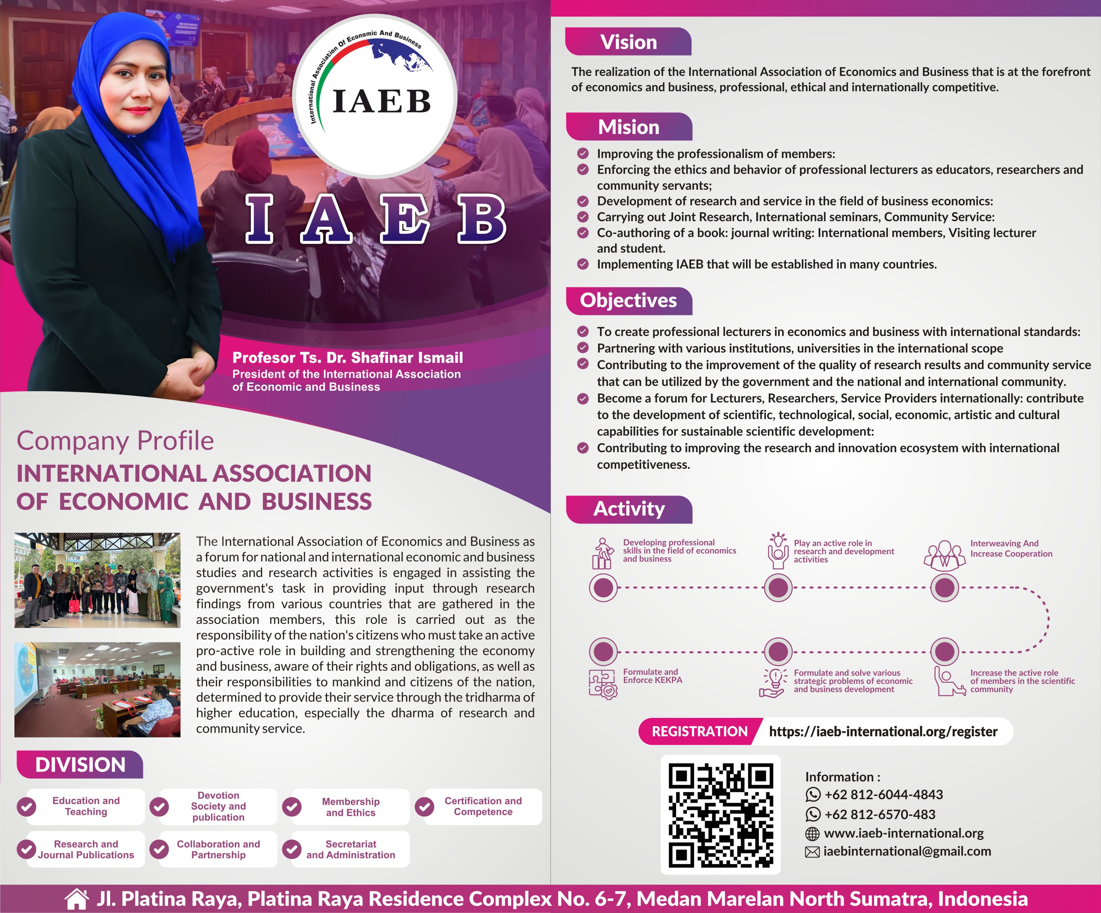 Vision and Mission of International Association of Economics and Business